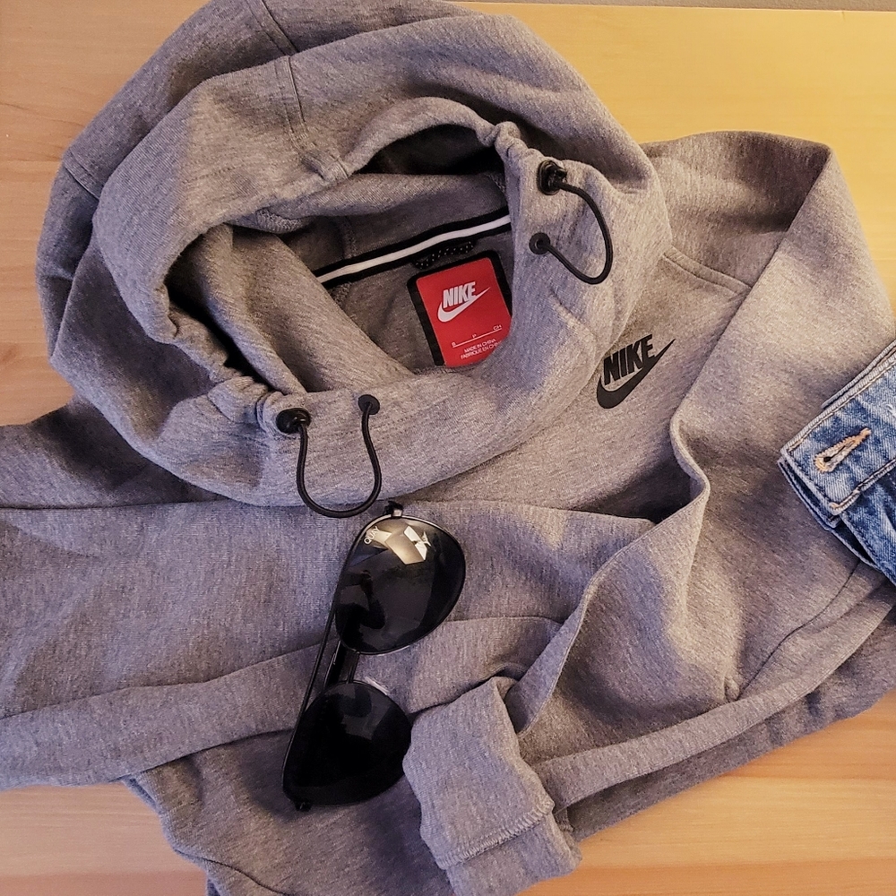 Nike Cowl Neck Hoodie/Sweatshirt - Size Small